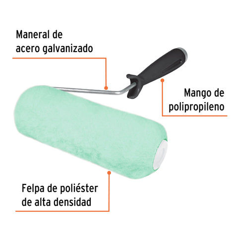 Rodillo para pintar 7' x 5/8' superficies poco rugosas | ROPI-715 | 13880