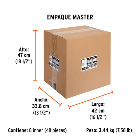 Felpa para rodillo 9' x 3/4' superficies rugosas, TRUPER | R-ROPI-920 | 13884