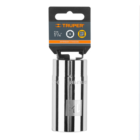 Dado largo de 1-1/4', 6 puntas, cuadro 3/4', Truper | D-3440-HL | 13887