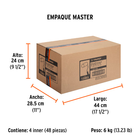 Mini Rodillo para pintar 4' x 3/8' de esponja, Truper | ROPI-410E | 13903