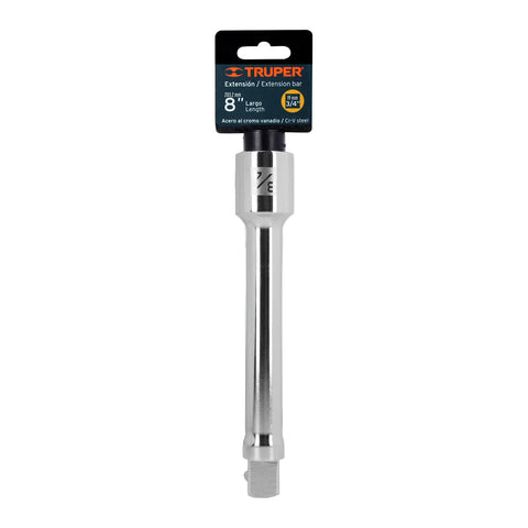 Extensión cuadro 3/4' para matraca, largo 8', Truper | E-5661 | 13904