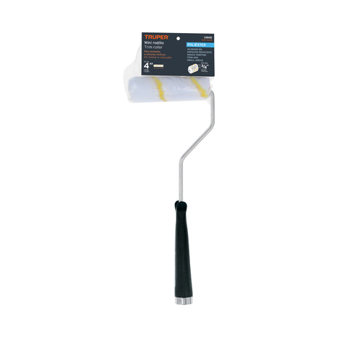 Mini rodillo para pintar 4' x 3/8' de poliéster, Truper | ROPI-420N | 13905