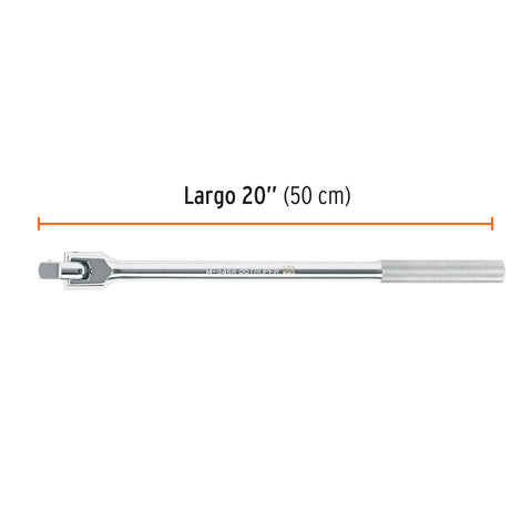 Mango articulado con cuadro de 3/4', largo 20', Truper | M-3468 | 13908