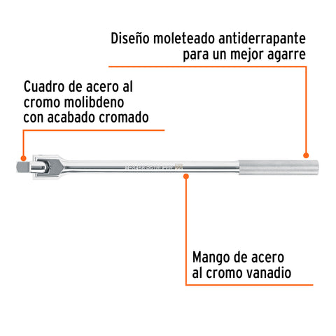 Mango articulado con cuadro de 3/4', largo 20', Truper | M-3468 | 13908