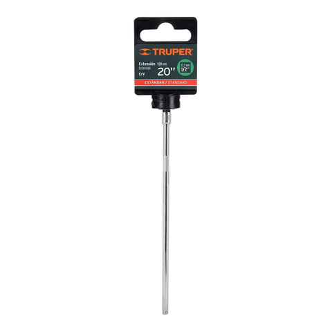 Extensión cuadro 1/2' para matraca, largo 20', Truper | E-5465 | 13919