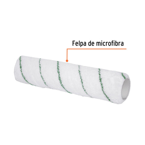Felpa para rodillo 9'x3/8' de microfibra, sup. poco rugosas | R-ROPI-910M | 13921
