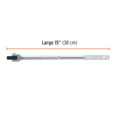 Mango articulado con cuadro de 1/2', largo 15', Truper | M-1267 | 13923