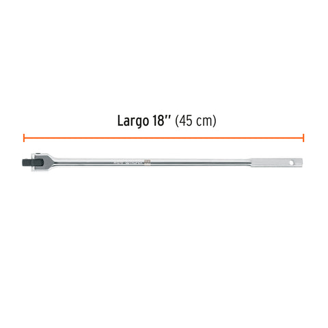 Mango articulado con cuadro de 1/2', largo 18', Truper | M-1270 | 13924
