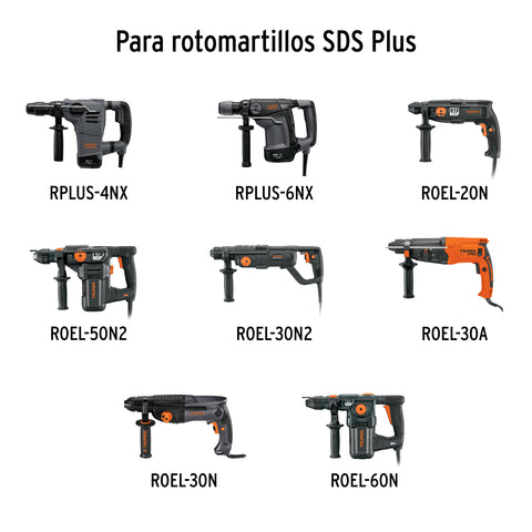 Cincel hueco para acanalado SDS plus 3/4' x 10', Truper | SDS-C4 | 13927