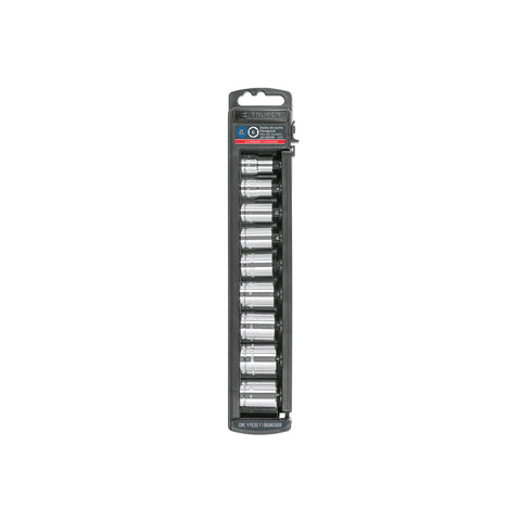 Juego de 9 dados cuadro 3/8' std, Truper | JD-3/8X9P | 13950