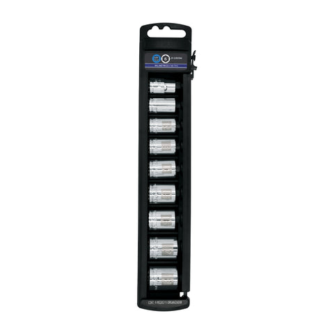 Juego de 9 dados cuadro 3/8' mm, Truper | JD-3/8X9M | 13952