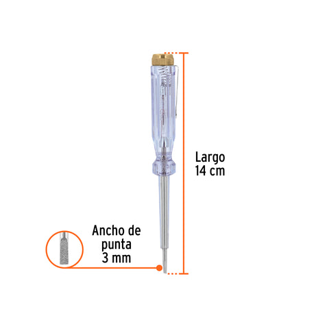 Probador de circuitos de corriente alterna 14 cm, Truper | PROCO-14 | 13988