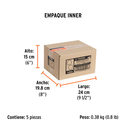 Bolsa con 2 filtros de repuesto R95, Truper | CAR-P100 | 14004