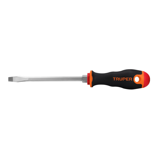 Desarmador plano 5/16' x 6' mango Comfort Grip, Truper | DR-5/16X6B | 14006