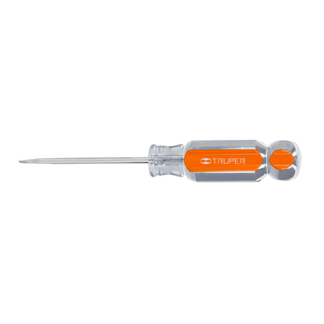Desarmador cabinet 1/8' x 2-1/2' mango de acetato, Truper | DG-1/8X2-1/2 | 14011