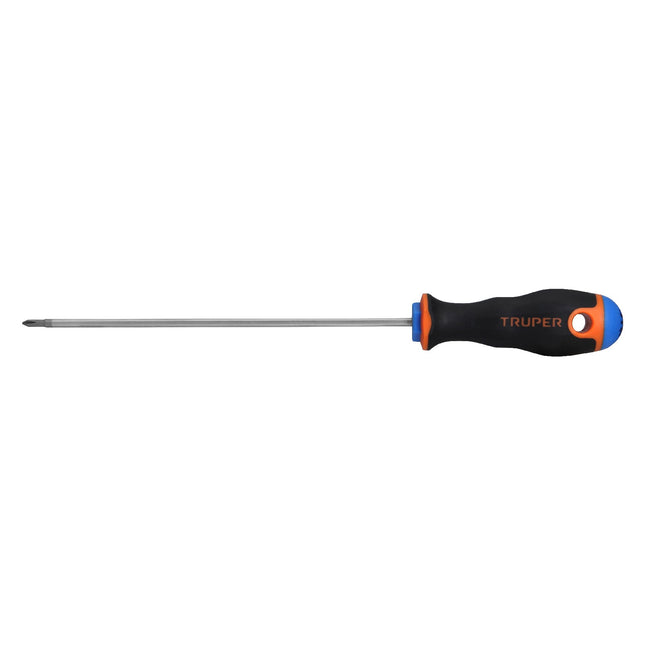 Desarmador de cruz 1/8' x 6' mango Comfort Grip, Truper | DP-1/8X6B | 14058