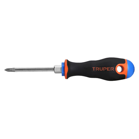 Desarmador de cruz 3/16' x 3' mango Comfort Grip, Truper | DP-3/16X3B | 14064