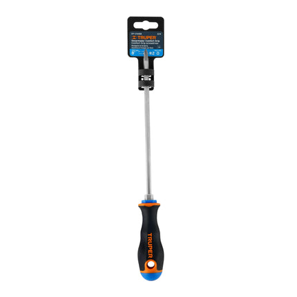 Desarmador de cruz 1/4' x 8' mango Comfort Grip, Truper | DP-1/4X8B | 14082