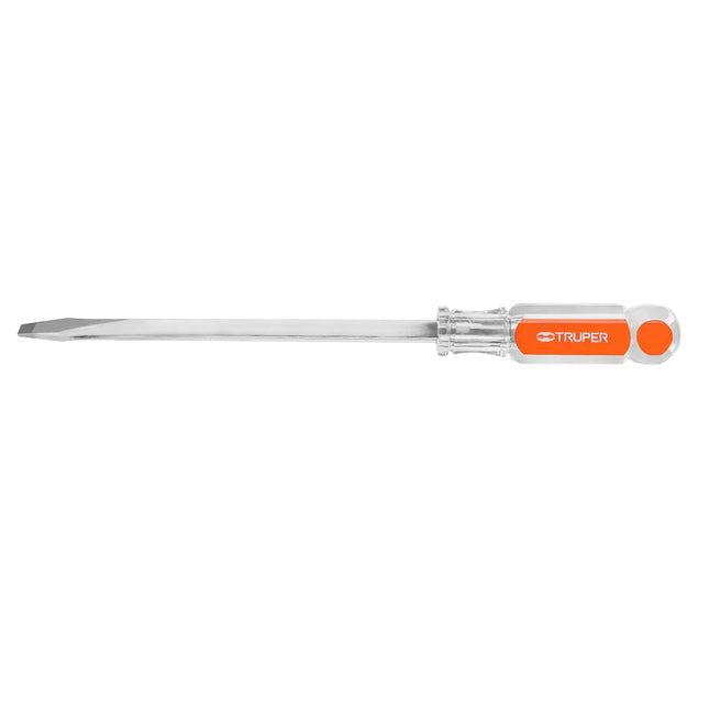 Desarmador plano 3/8 x 8' barra cuadrada mango acetato | DC-3/8X8 | 14110