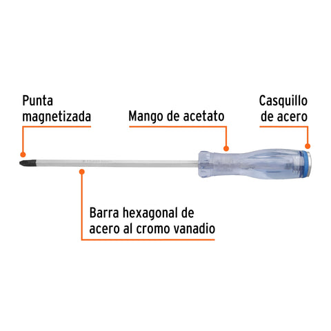 Desarmador de cruz de golpe 5/16' x 8', Truper Expert | GO-5/16X8C | 14152