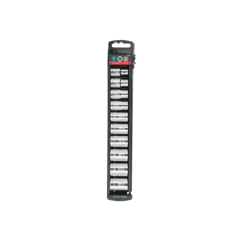 Juego de 10 dados cuadro 1/2' std, Truper | JD-1/2X10P | 14176