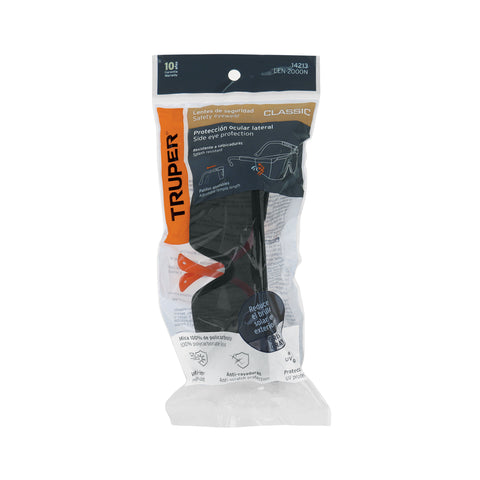 Lentes de seguridad ajustables grises, Truper Classic | LEN-2000N | 14213