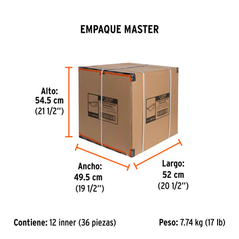 Goggles de seguridad profesionales, antiempaño, Expert | GOT-X | 14214