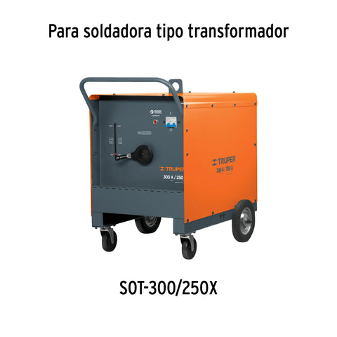 Cables con pinza a tierra para SOT-300/250X, TRUPER | CAB-300X | 14368