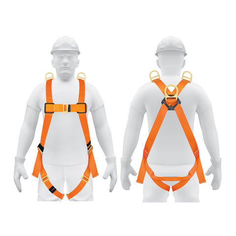 Arnés de cuerpo completo con 3 anillos, ANSI, Truper | ARN-5437 | 14433