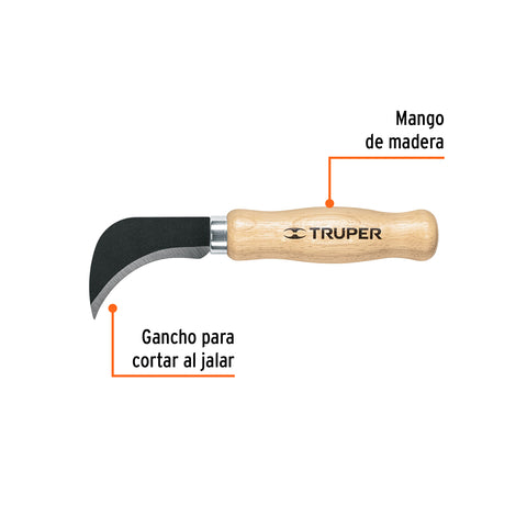 Cuchillo 7-1/2' para linóleo, Truper | NL-8 | 14462