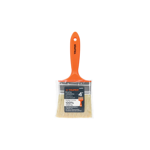 Brocha para encalar e impermeabilizar de 4', mango plástico | BREN-4 | 14492