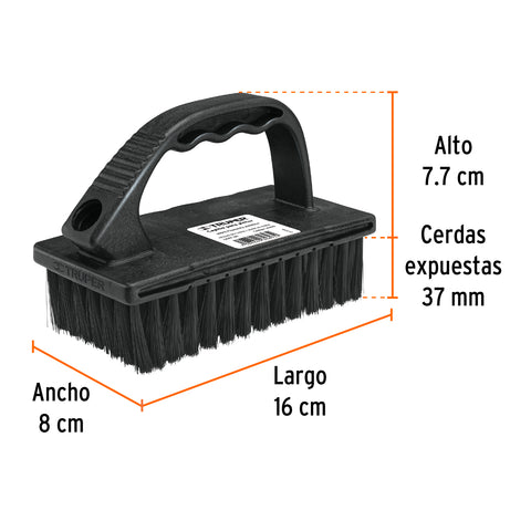 Cepillo para pintor, multiusos con cerdas sintéticas, TRUPER | CEPP-55 | 14496