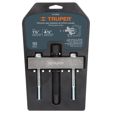 Extractor para engranes y orificios roscados, Truper | EX-OROS | 14502