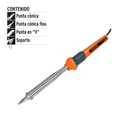 Cautín 100 W tipo lápiz para trabajo pesado, Truper | CAU-100 | 14623