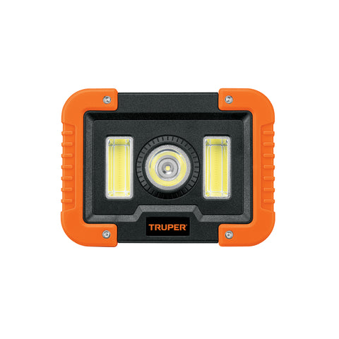Lámpara LED 1000 lm de trabajo, recargable, TRUPER | LAT-1300 | 14631