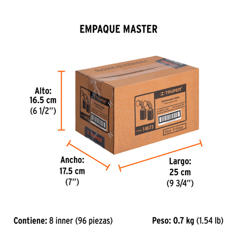 Bolsa con 2 carbones de repuesto para TAL-3/8A2, TRUPER | CB-TAL-3/8A2 | 14673