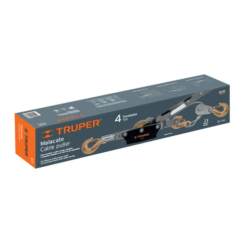Malacate de 4 toneladas, TRUPER | MAL-4 | 14727
