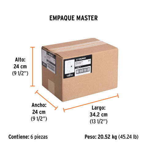 Gato hidráulico de botella de 4 Ton, Truper | GAT-4 | 14812