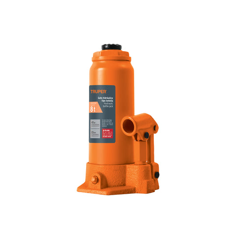 Gato hidráulico de botella de 8 Ton, Truper | GAT-8 | 14816