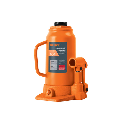 Gato hidráulico de botella de 16 Ton, Truper | GAT-16 | 14820