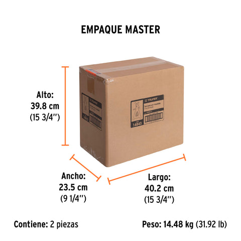 Caja con 2 torres de 3 ton para auto, Truper | TORAU-3 | 14843
