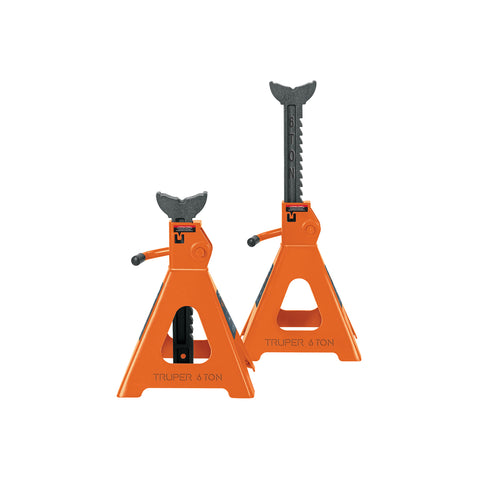 Caja con 2 torres de 6 ton para auto, Truper | TORAU-6 | 14845