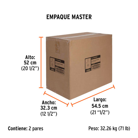 Caja con 2 torres de 6 ton para auto, Truper | TORAU-6 | 14845