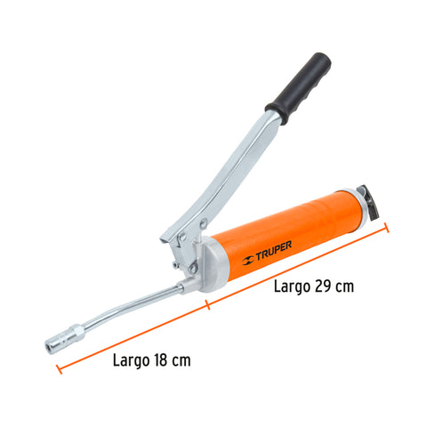 Inyectora de grasa 14 oz, 8000 PSI con grip antiderrapante | GRAS-14 | 14860