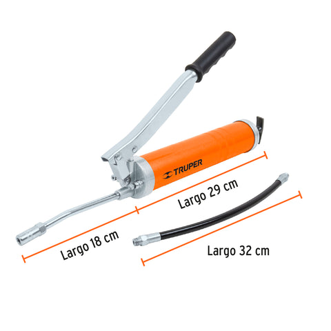 Inyectora de grasa 14 oz, 10000 PSI con grip antiderrapante | GRAS-15 | 14861