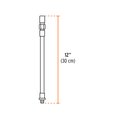 Extensión flexible para inyectores de grasa, Truper | BO-FLEX-12 | 14862