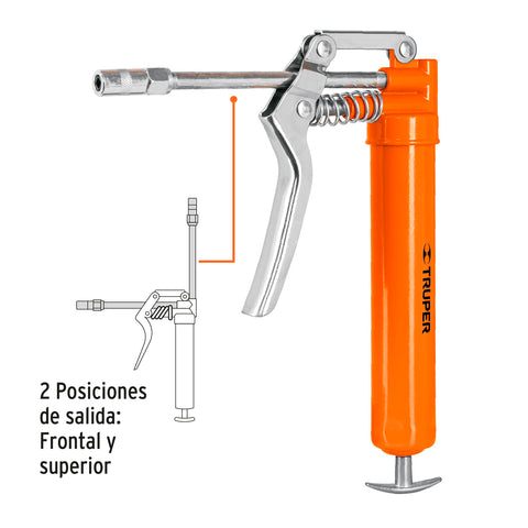 Mini inyector de grasa 3 oz, 3000 PSI, Truper | GRAS-3 | 14911