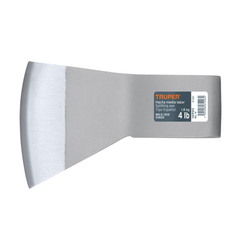 Hacha media labor 4 lb, sin mango, TRUPER | ML-4 | 14990