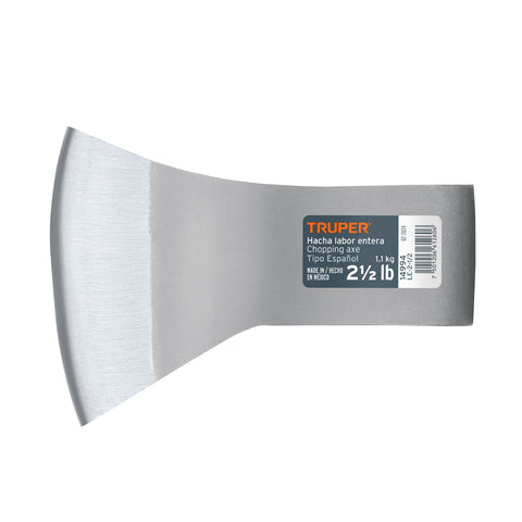 Hacha labor entera 2-1/2 lb, sin mango, TRUPER | LE-2-1/2 | 14994