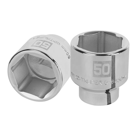Dado de 50 mm, 6 puntas, cuadro 3/4', Truper | D-3450-M | 14997
